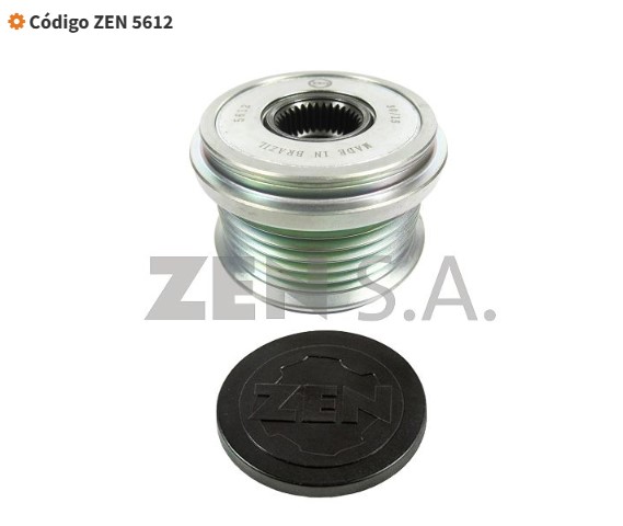 ZEN5612 POLIA RODA LIVRE P/ ALTERNADOR 