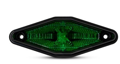 PRD069 LANTERNA LED LATERAL DIAMANTE VERDE