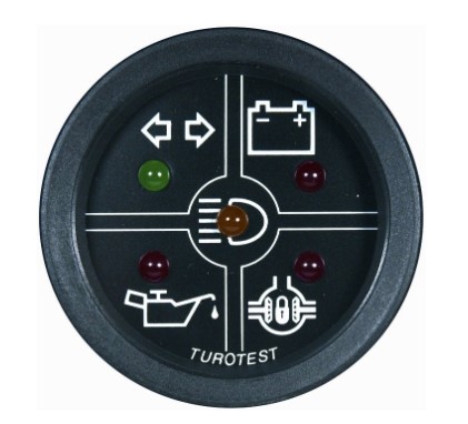 TU300075 RELOGIO MULT-FUNÇÕES (OLEO/SETA/BATERIA/TRAÇÃO) 52MM 12V 