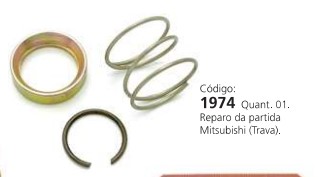 EDA1974 JOGO TRAVA BENDIX MITSUBISHI (C/01PÇ) C/MOLA (01PÇ)