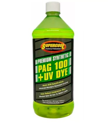 OLEO COMPRESSOR AR COND. SINTETICO PAG100 (SUPERCOOL) C/CONTRASTE 946ML
