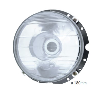 FL318SL FAROL FUSCA/KOMBI 74> CAM.VW LENTE LISA (ARO FERRO)