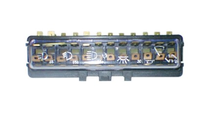 K451 CAIXA DE FUSIVEL P/12 FUSIVEIS LOUÇA BRASILIA/KOMBI 