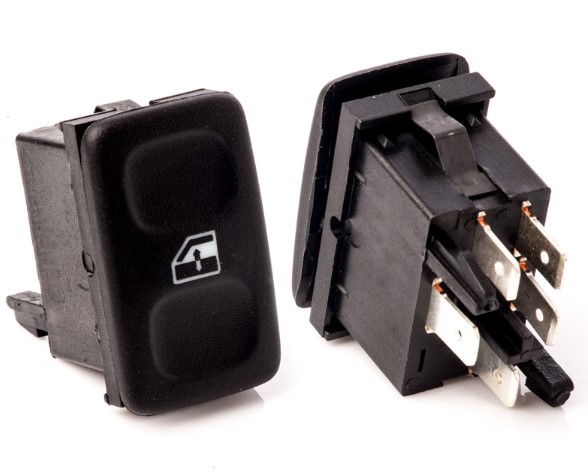 K3838415 INTERRUPTOR VIDRO GOL QUADRADO/SANTANA SIMPLES 6T