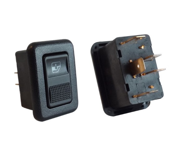 K3900045 INTERRUPTOR VIDRO SANTANA/QUANTUM SIMPLES AMBAR 5T
