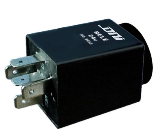 DNI0525 RELE DE PARADA SOLICIDADA C/BUZZER ONIBUS 24V 5T 