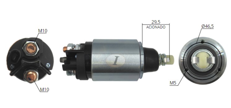 INTACTO90826 AUTOMATICO PT. ISKRA CASE/MF/VALTRA 12V ZM826