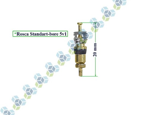 RC470025 NUCLEO VALVULA SCHRADER C/ROSCA STANDER S02.2008 (PCT C/10)