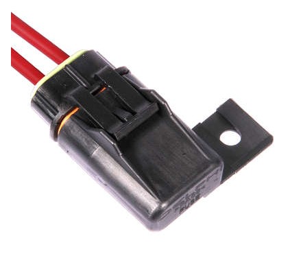 DP28542 PORTA FUSIVEL LAMINA PEQUENO C/TAMPA FIOS 2.5MM (C/01)