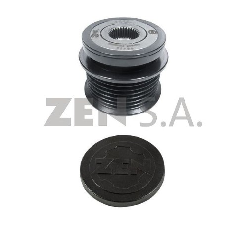 ZEN6002 POLIA RODA LIVRE P/ ALTERNADOR 