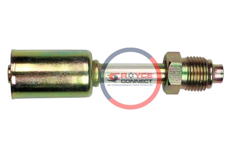 RC450328 CONEXAO ORING RETA MACHO 6MM AÇO GIRATÓRIA C/CLIP