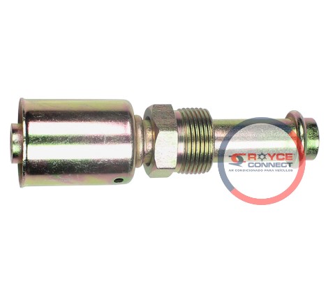 RC450334 CONEXAO ORING RETA MACHO 10MM AÇO GIRATÓRIA C/CLIP