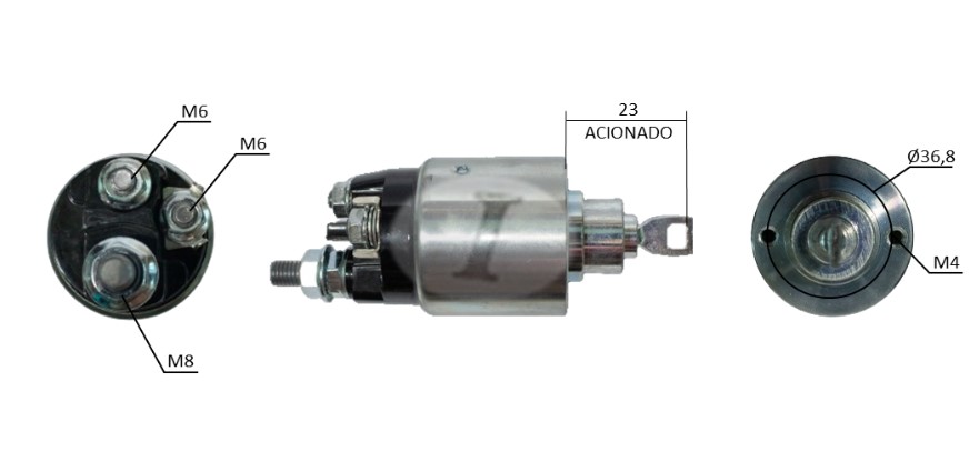 INTACTO90281 AUTOMATICO PT. BOSCH PALIO/FIORINO/IDEA/UNO 12V ZM281