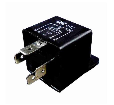 DNI0112 RELE AUXILIAR 12V 4T 30A C/SUP.