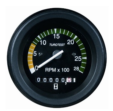 TU300115 CONTAGIRO/TACOMETRO 85MM 2800RPM MF 12V