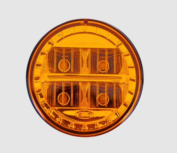 SL800101 LANTERNA DIANTEIRA ONIBUS COMIL 70MM 4LED AM 12V
