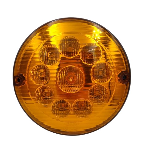 SL804101 LANTERNA TRAS.RANDON 10LEDS 125MM AM 12V (SETA) C/FURO