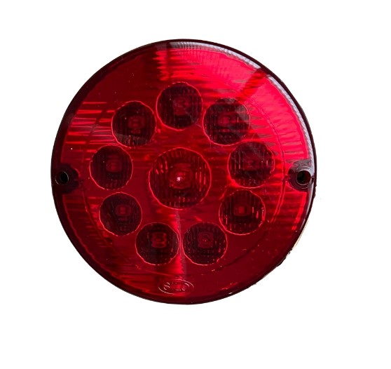 SL804202 LANTERNA TRAS.RANDON 10LEDS 125MM VM 24V (LANT/FREIO) C/FURO