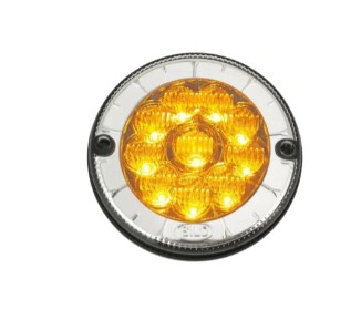 SL804312 LANTERNA TRAS.RANDON 10LEDS 125MM CR 24V (SETA) ACESA AM C/FURO