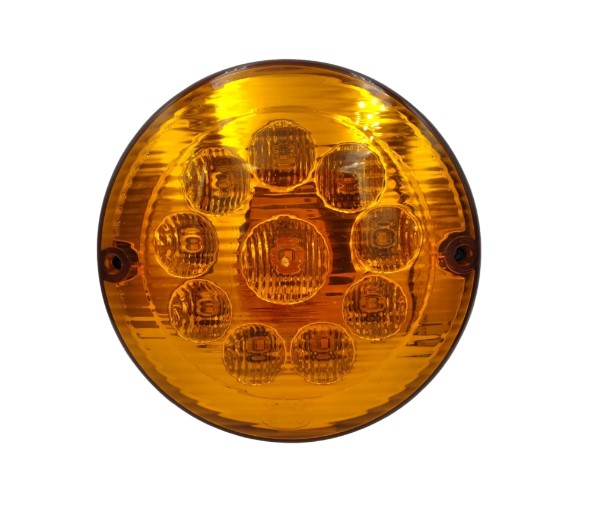 SL809101 LANTERNA TRASEIRA BUSCAR 155MM 10LEDS AM 12V C/FURO