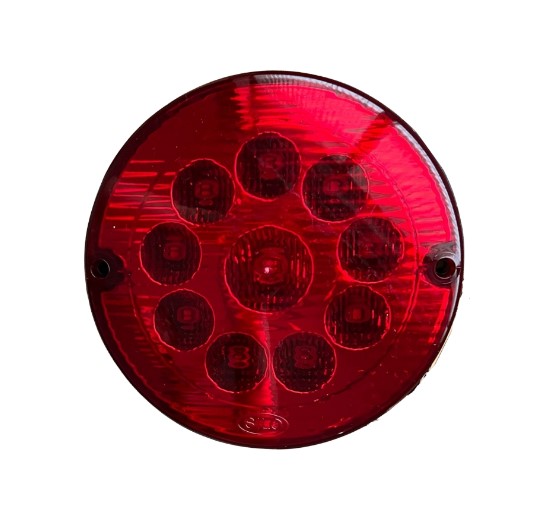 SL809202 LANTERNA TRASEIRA BUSCAR 155MM 10LEDS VM 24V C/FURO