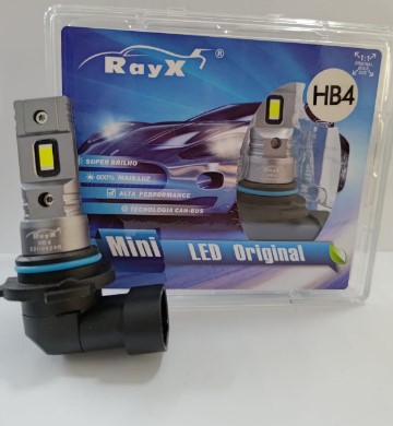 MINI HB4 KIT LED HB4 MINI RAYX 6000K 12.000 LUMENS BIVOLT