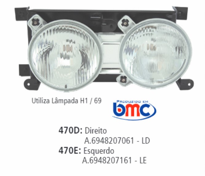FL470DSL FAROL MB 1218/1418/1620 96/99 H1/69 LD