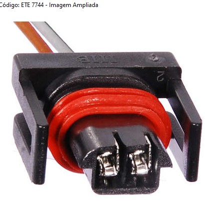 ETE7744 CHICOTE 2VIAS SENSOR TEMP.AR/BICO INJ.VW/GM/FIAT/RENAULT