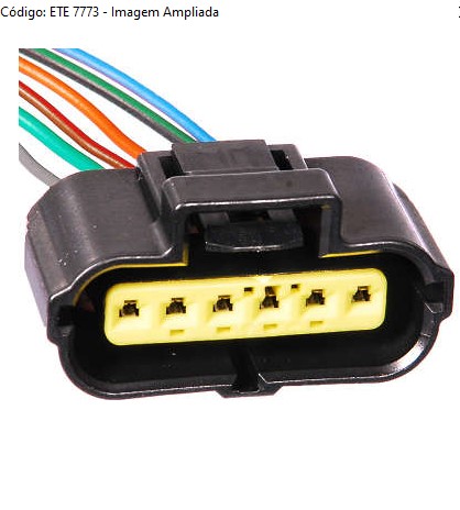 ETE7773 CHICOTE 6VIAS FLUXO AR/BOMBA COMB.FORD 