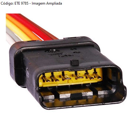 ETE9785 CHICOTE 6VIAS SENSOR BORBOLETA PEUGEOT/FIAT FEMEA