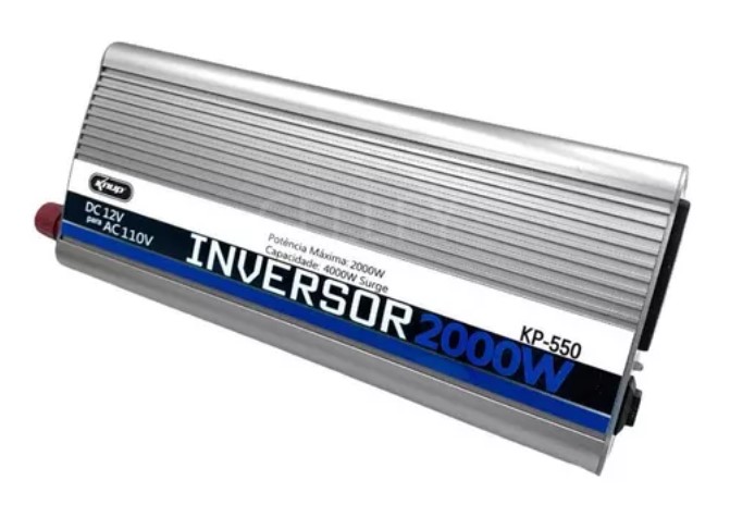 KP550 INVERSOR DE TENSÃ£O 12V/110V 2000W 