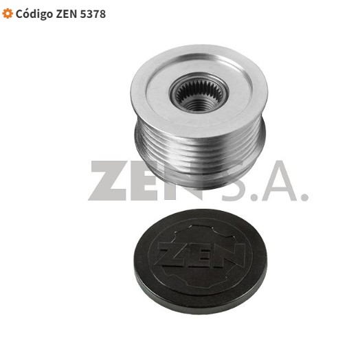 ZEN5378 POLIA RODA LIVRE P/ ALTERNADOR 
