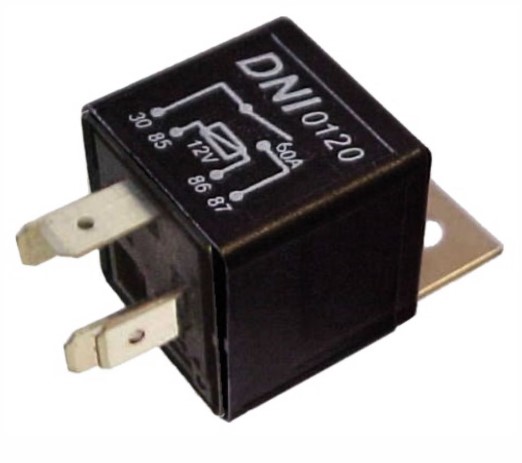DNI0120 RELE AUXILIAR 12V 4T 60A C/SUP MB