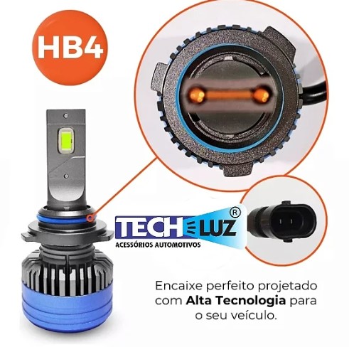CMAXHB4 KIT LED HB4 MAX 6000K 15.000 LUMENS BIVOLT RAYX 