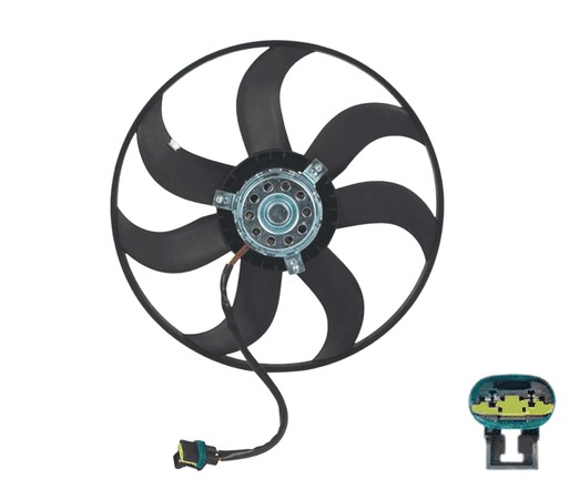 AVLD01010 ELETROVENTILADOR GOL/GOLF/FOX/SPACE/POLO C/AR MT.101MM 7PAS 390MM