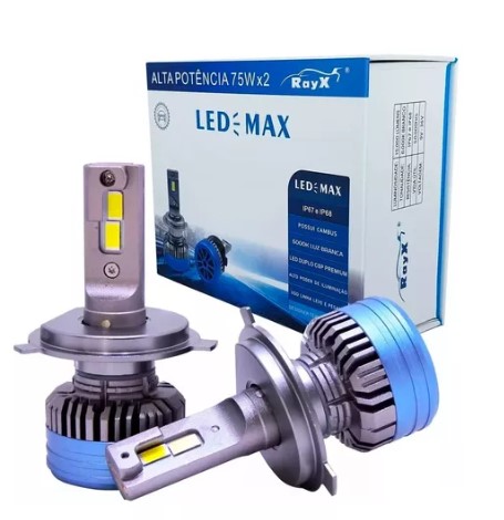 CMAXHB3 KIT LED HB3 MAX RAYX 6000K 15.000 LUMENS BIVOLT