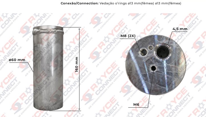 RC150062 FILTRO SECADOR A/C GOLF/A3 99> BORA 2.0 99> NEW BEETLE 00> (S022029) 