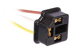 ETE7093 CHICOTE 3VIAS SOQUETE FAROL SEALED/BAQUELITE FIO 1.50MM