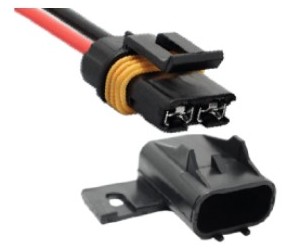 ETE8542 PORTA FUSIVEL LAMINA PEQUENO C/TAMPA C/SUP.FIX. FIOS 4.00MM (C/01)
