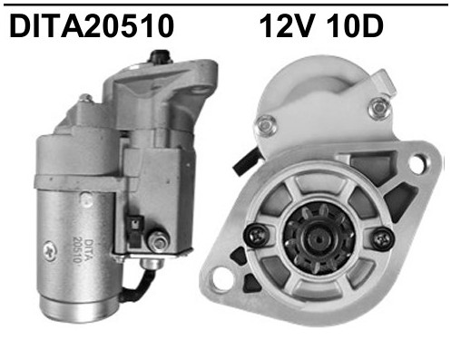 DITA20510 MOTOR DE PARTIDA DENSO HILUX/LAND CRUISER 12V 10D