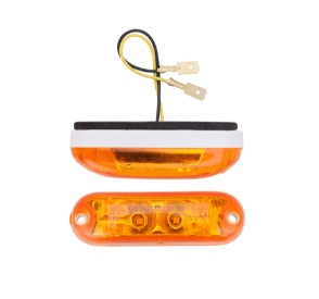 SL807100 LANTERNA OVAL PEQUENA ADAPTACAO 2LEDS BIVOLT C/CHICOTE AM