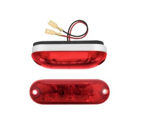 SL807200 LANTERNA OVAL PEQUENA ADAPTACAO 2LEDS BIVOLT C/CHICOTE VM