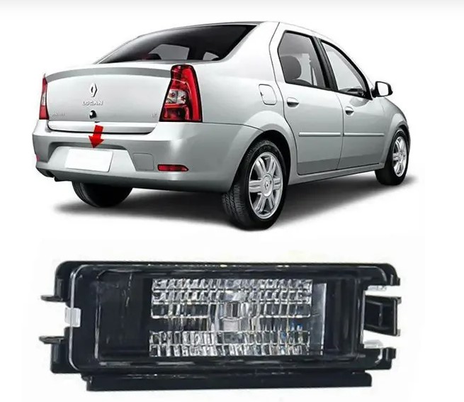 DP7707 LANTERNA PLACA CLIO 00/16 LOGAN/SANDERO 11/17 