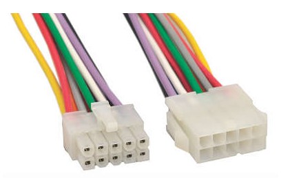 ETE5826/10CHI CHICOTE 10VIAS PAINEL CONECTOR MINI FIT MACHO/FEMEA