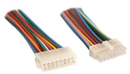 ETE5826/16CHI CHICOTE 16VIAS PAINEL CONECTOR MINI FIT MACHO/FEMEA