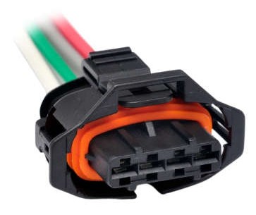 ETE7708 CHICOTE 4VIAS BOBINA/PRESSAO MAP/PEDAL ACELERADOR/FLANGE 