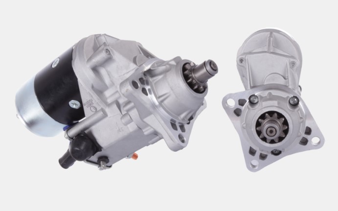 EURO20651 MOTOR DE PARTIDA CASE COLHEITADEIRA DE CANA 6 KW 24V