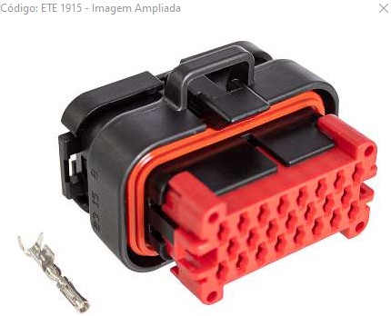 ETE1915 KIT CHICOTE 23VIAS CENTRAL MODULO INJEÇÃO SISTEMA CAM 