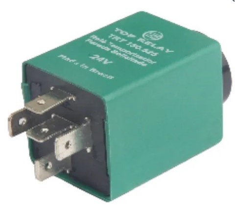 TRT150525 RELE DE PARADA SOLICIDADA C/BUZZER ONIBUS 24V 5T 
