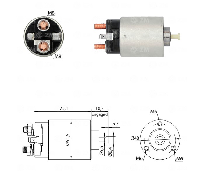 930592 AUTOMATICO PT. DELCO TOWNER 96/99 ZM3698